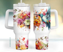 Load image into Gallery viewer, 40 ounce colored sublimation tumbler with handle
