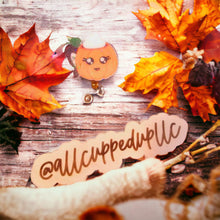 Load image into Gallery viewer, Pumpkin Spice Badge Reel
